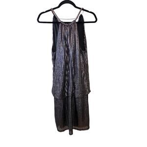 City Chic Plus Size 14 Black Cocktail Dress Sleeveless Halter
